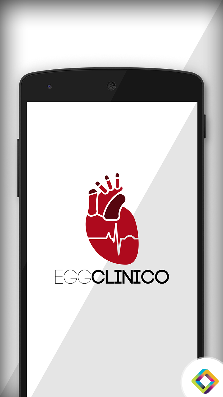 Android application ECG Clínico, Eletrocardiograma screenshort
