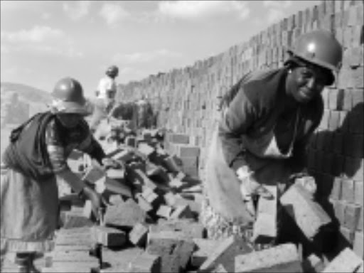 EMPOWERED: Women at work at Batlhabine Brickyard near Tzaneen. © Sowetan.