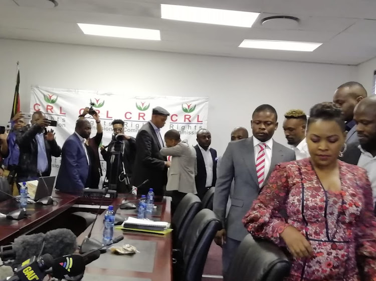 Prophet Shepherd Bushiri arrives at the Commission for the Promotion and Protection of the Rights of Cultural, Religious and Linguistic Communities hearing on January 28 2019.