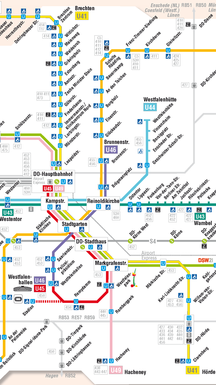 Android application Stadtbahn Dortmund screenshort