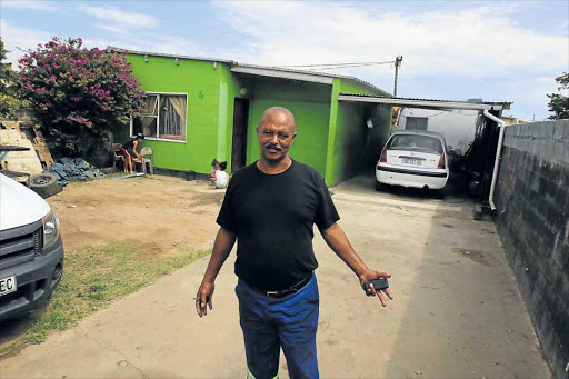 BANNED: Tim Randall, 57, is a motor mechanic who was forced by BCM to stop working from his Buffalo flats home after a neighbour complained about dirt and noise Picture: MICHAEL PINYANA