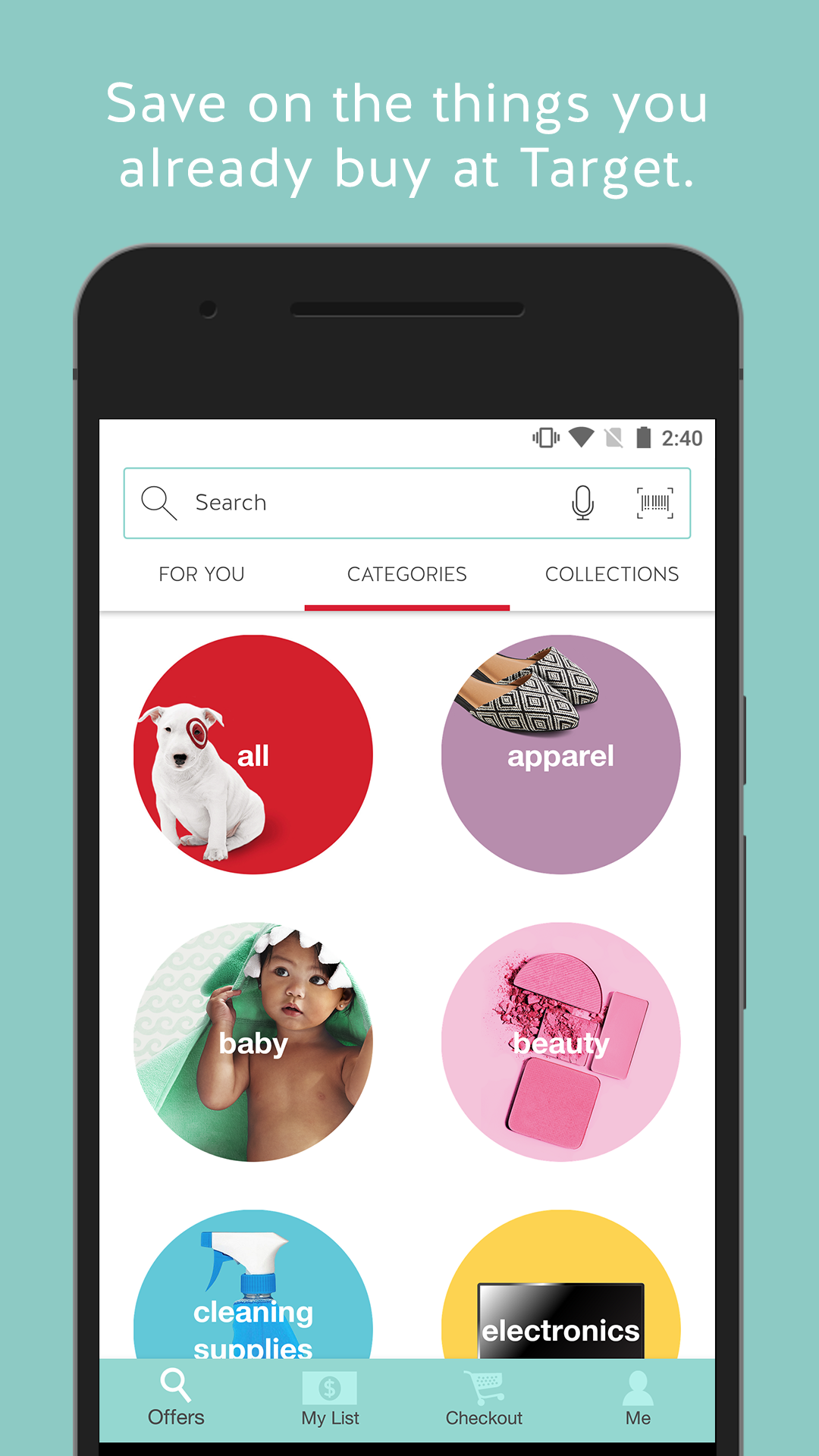 Android application Cartwheel by Target screenshort