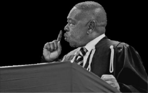 Blade Ndzimande speaking with first year students at the University of Fort Hare East London Campus. Picture Mlondolozi Mbolo 09/02/2010 © Daily Dispatch.