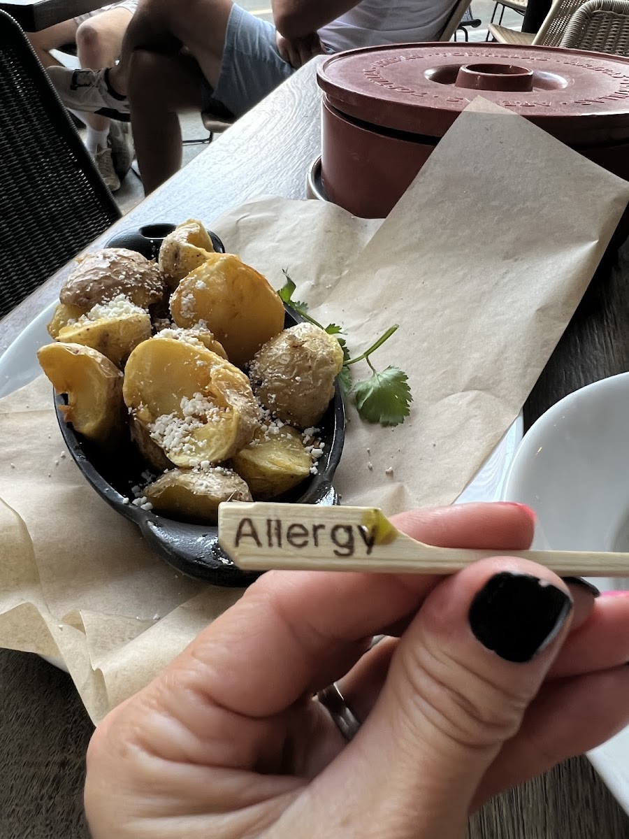 Allergy flag on my meal