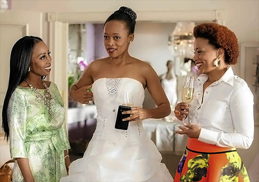 Khanyi Mbau, Mmabatho Montsho and Renate Stuurman star in 'Happiness is a Four-Letter Word', which generated more than R2-million in its opening three days last year.