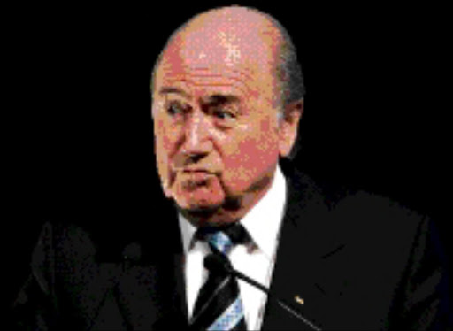 ON THE WAY: Fifa president Sepp Blatter.Circa 2008. © Unknown