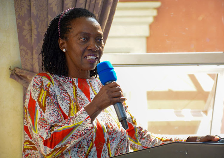 Narc Kenya party leader Martha karua.