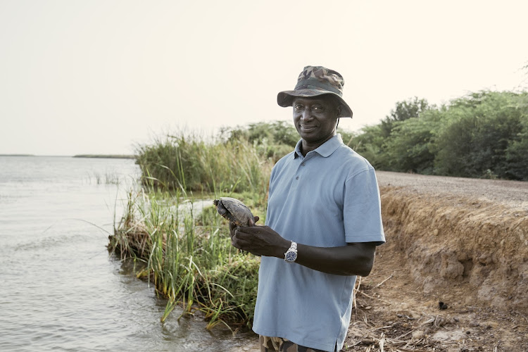 Tomas Diagne, a 1998 Rolex Award for Enterprise Laurate, aspires to be 'father of African turtle conservation'. Picture: SUPPLIED/ROLEX