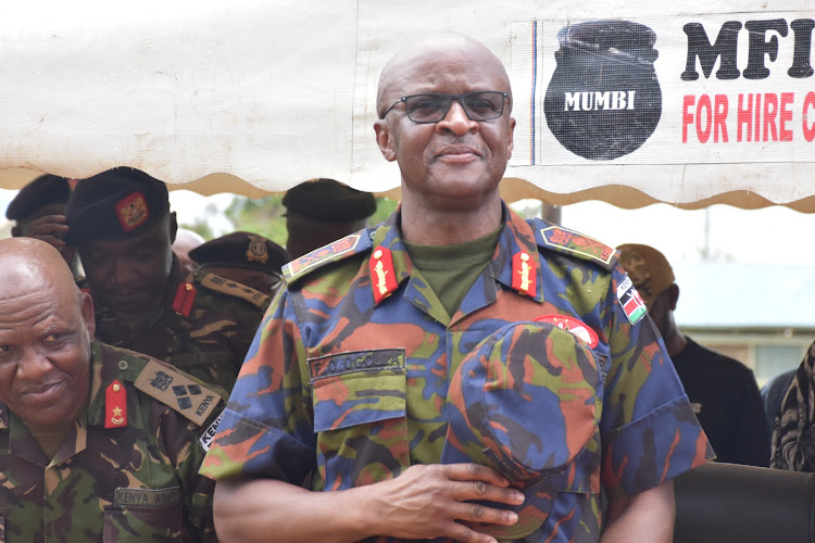 Chief of Defence Forces General Francis Ogolla.
