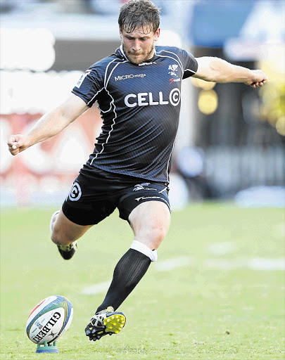 LIKELY TO GET RUN IN: Frans Steyn of the Sharks is likely to move to flyhalf some time during the Super rugby game against the Highlanders on Friday.
