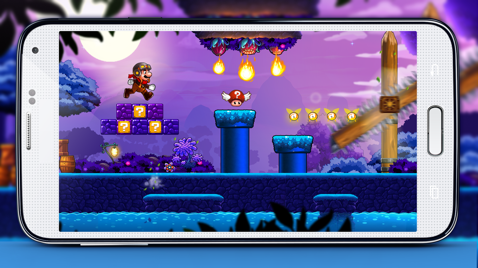 Android application Super Mushroom Boy World screenshort