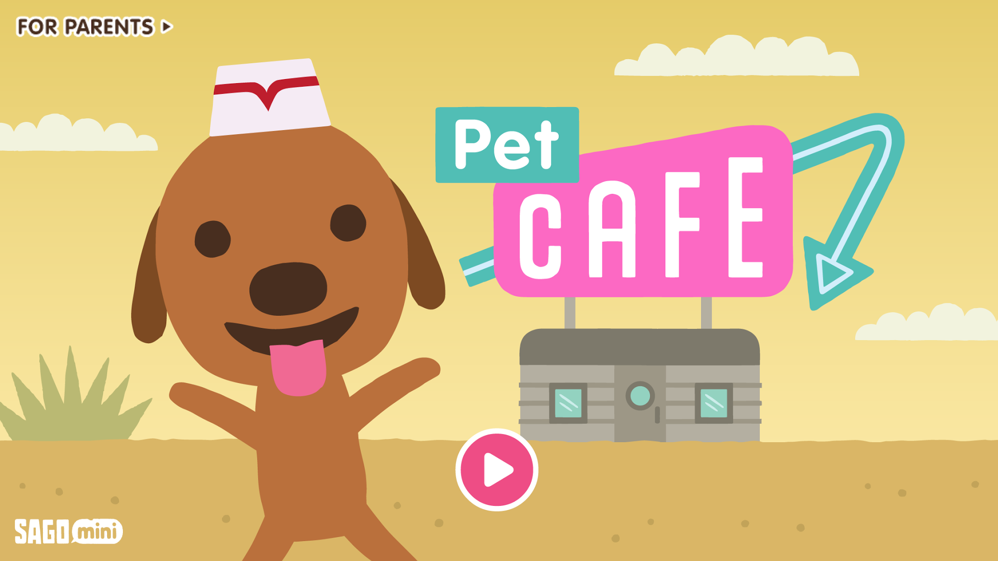 Android application Sago Mini Pet Cafe screenshort