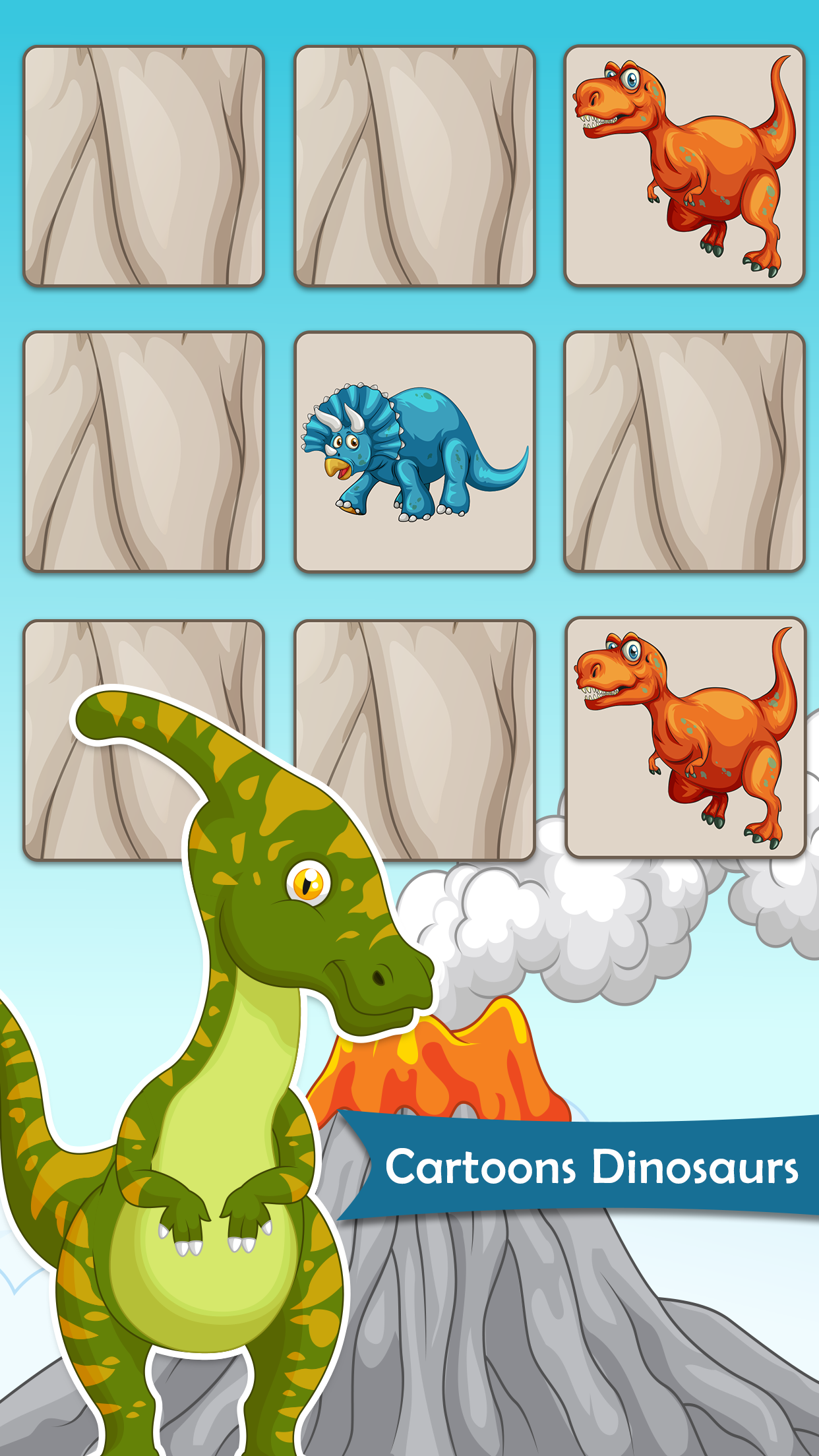 Android application Dinosaurs Memory screenshort