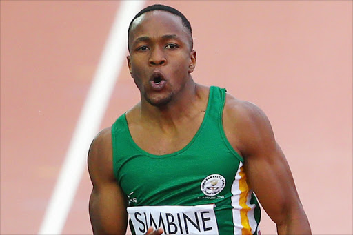 South African sprinter Akani Simbine Picture: GETTY IMAGES