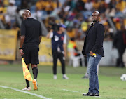 Steve Komphela during the Nedbank Cup Semi Final match between Kaizer Chiefs and Free State Stars at Moses Mabhida Stadium on April 21, 2018 in Durban.