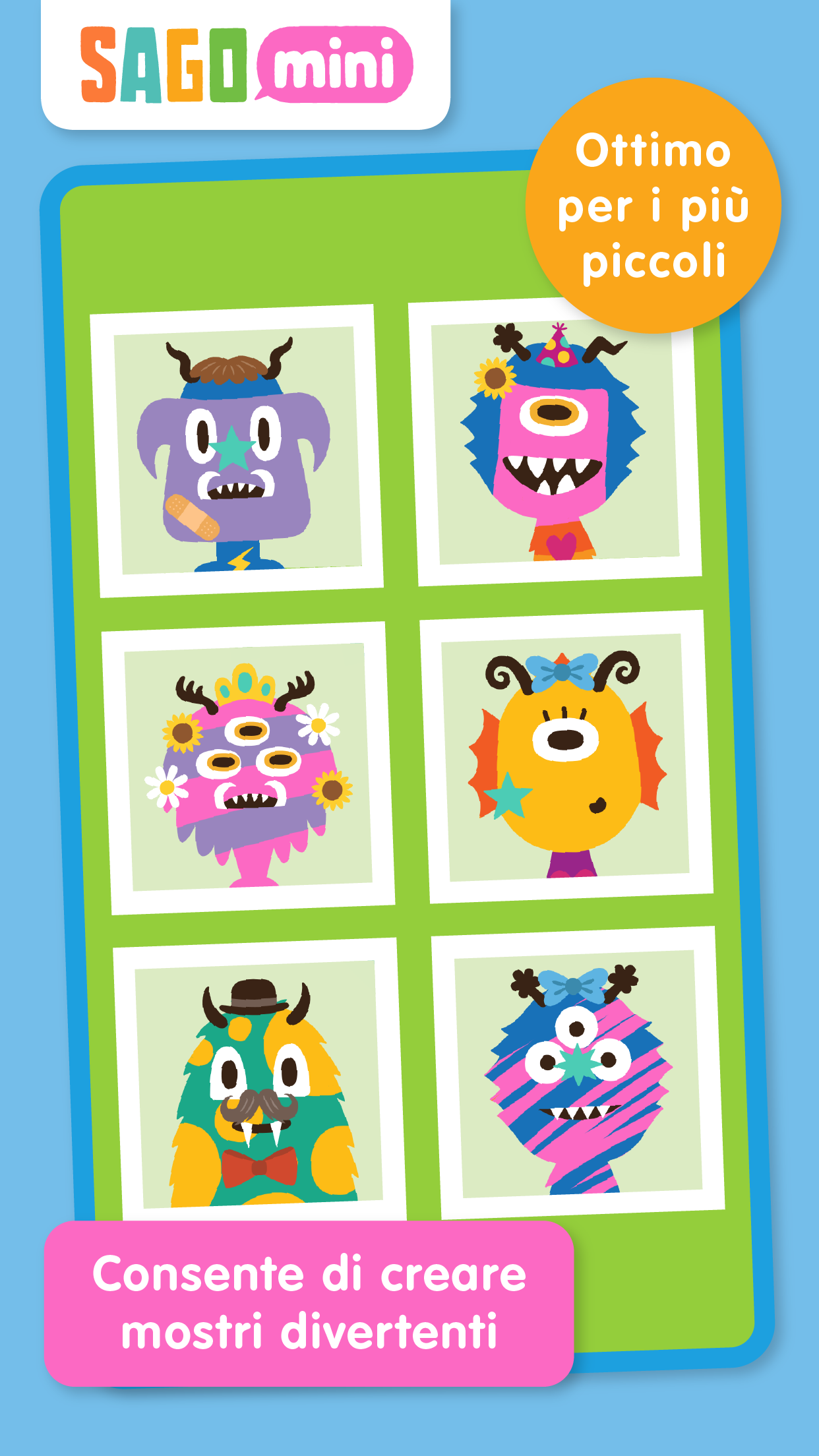 Android application Sago Mini Monsters screenshort