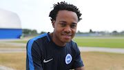 New Brighton & Hove Albion striker Percy Tau.