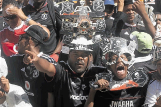 PRONE TO ACTING OUT: Pirates supporters have often got the club in hot water. PHOTO: VELI NHLAPO