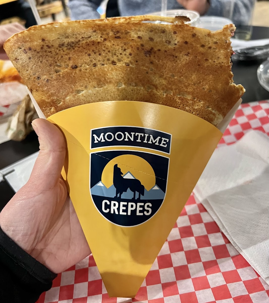 Blue Indian gluten free crepe