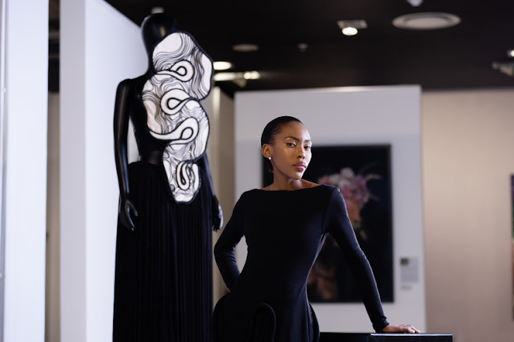 Fashion designer Shelley Mokoena’s 'Ophidia' uses the enigmatic allure of a serpent to symbolise the intricate process of transformation, renewal and strength.