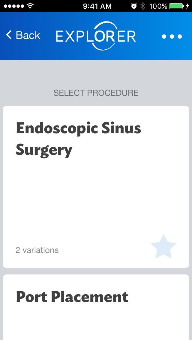 Android application ExplORer Surgical screenshort