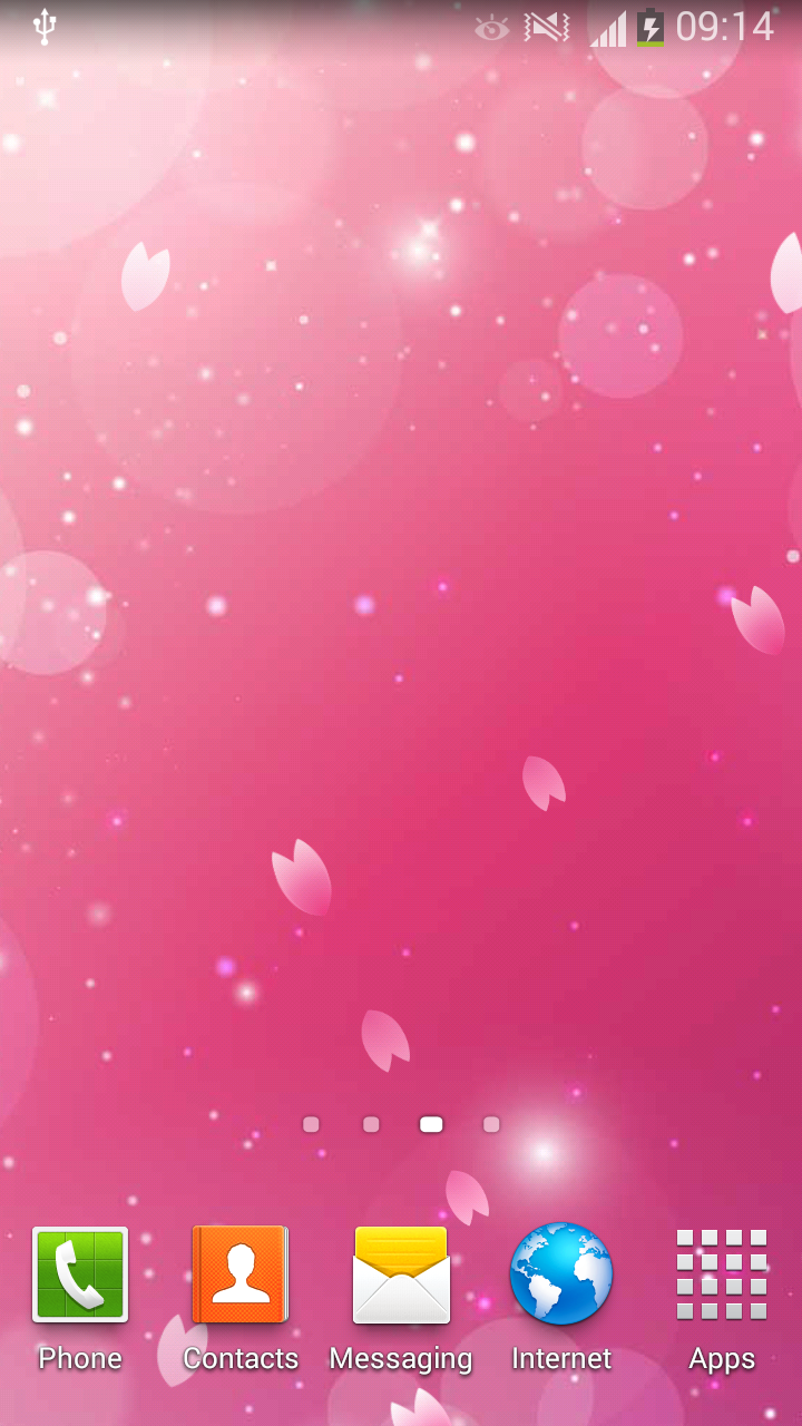 Android application Pink Live Wallpapers for Girls screenshort