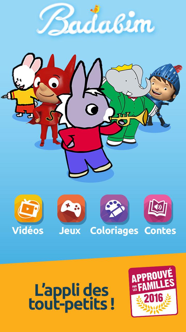 Android application Badabim Colouring Games Kids screenshort
