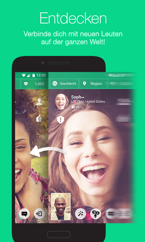 Android application Azar - video chat & livestream screenshort