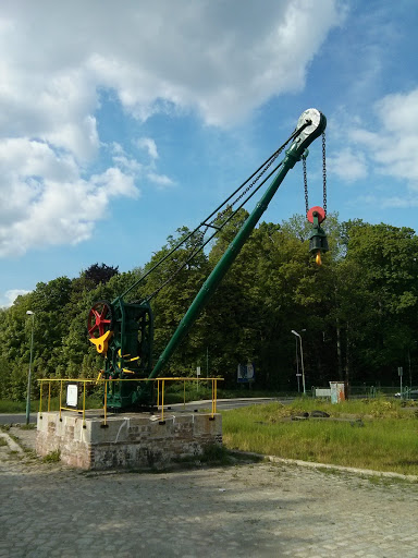 zabytkowy dźwig rozładunkowy XIX w