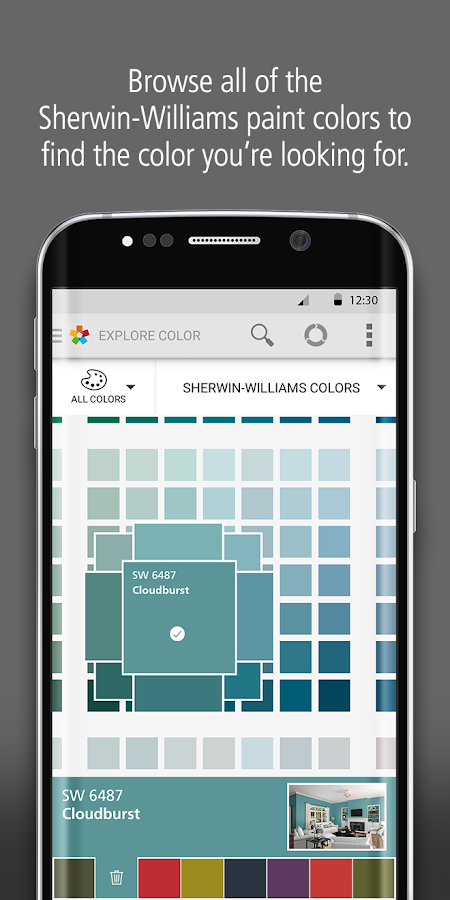 ColorSnap® Visualizer — приложение на Android