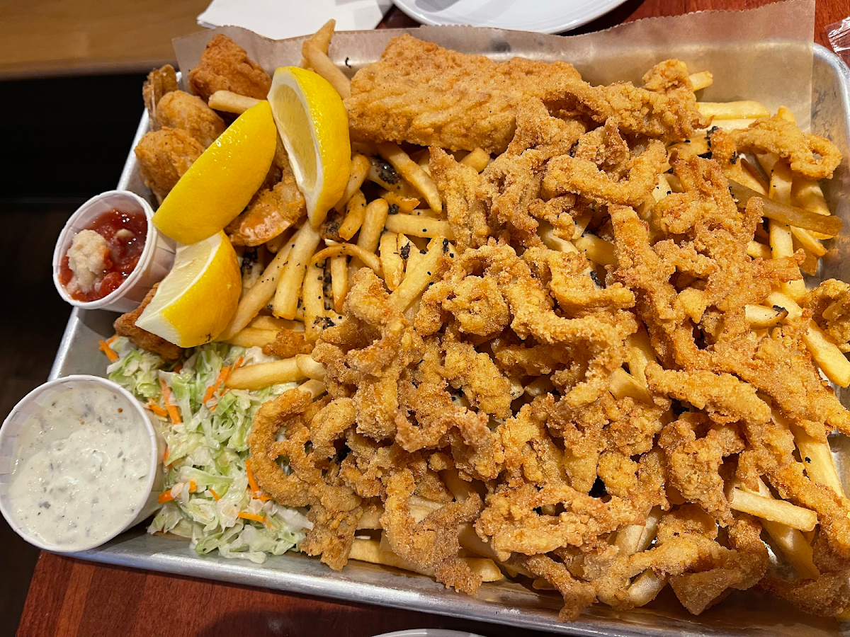 Fishermans Platter with Truffle Fries