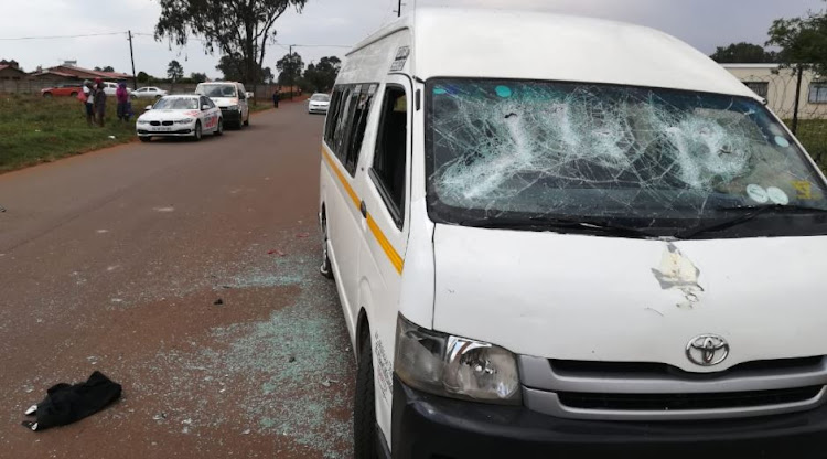 The scene of the shooting in Zuurbekom in Randfontein‚ west of Johannesburg on November 1 2018.