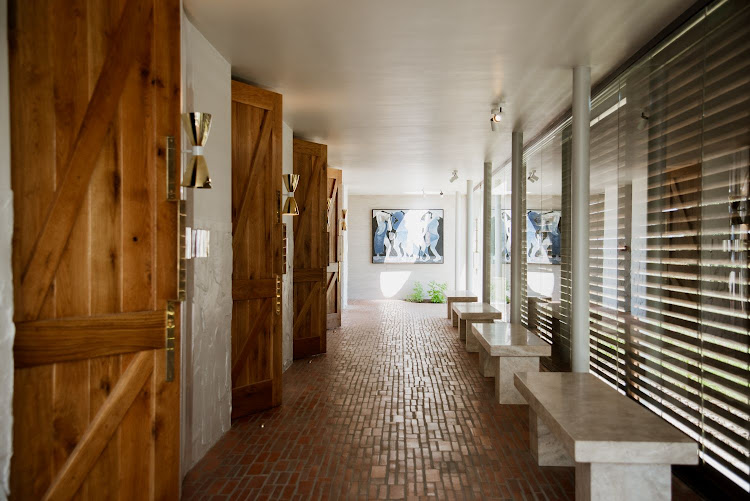 The influence of the original stables shines through the modern design
