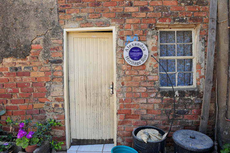 The house where the late former president Nelson Mandela rented a room as a young man when he first came to Johannesburg in 1941.