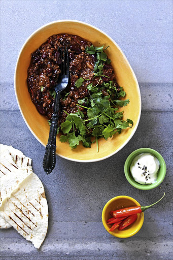 Chilli con carne A mix between a soup and a stew, this Tex Mex classic is made with mince, beans and tomatoes. We've added some dark chocolate to give it a greater depth of flavour.