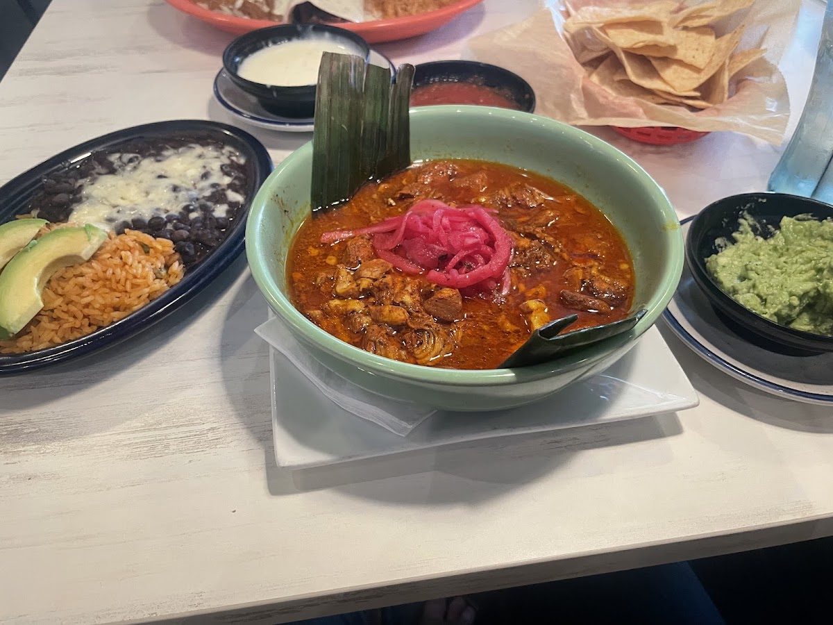 Cochinita Pibil, Guacamole, Queso Americano