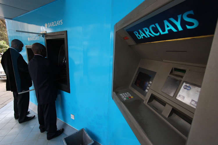 The Barclays ATM at the Barclays plaza The bank have added a video component intended to interact with customers