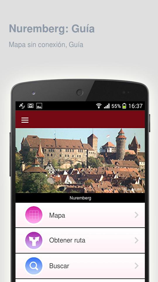 Android application Nuremberg: Travel guide screenshort