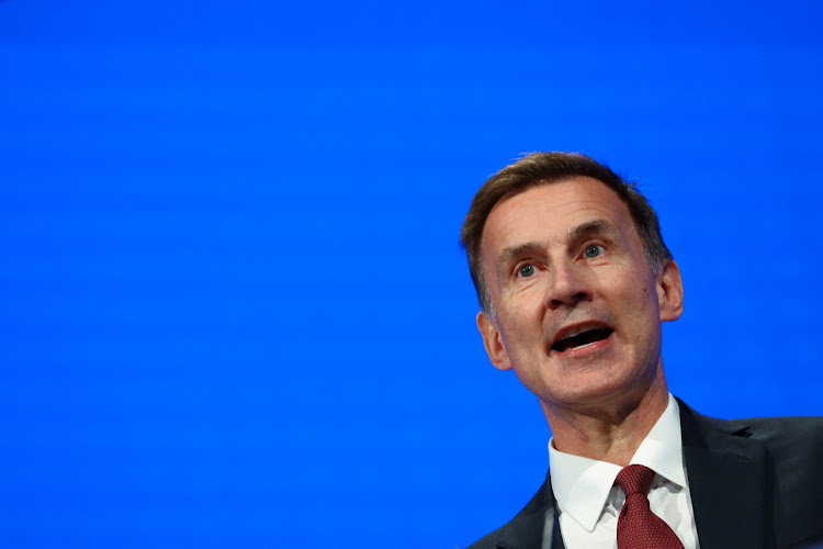 British Chancellor of the Exchequer Jeremy Hunt. Picture: HANNAH MCKAY/REUTERS