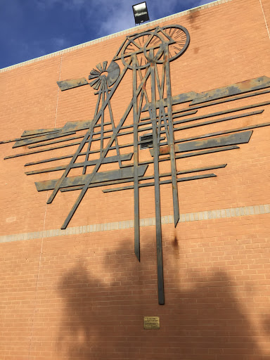 Mining Mural In Steel