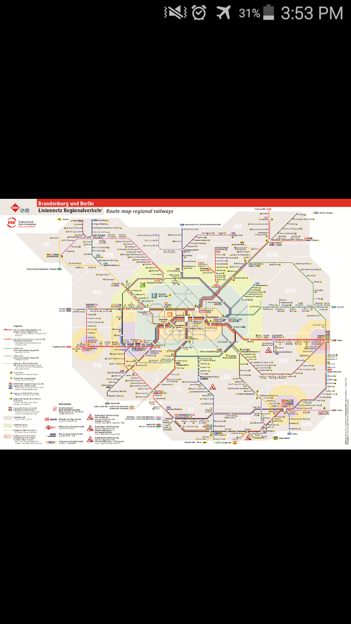 Android application Berlin Railway Map screenshort