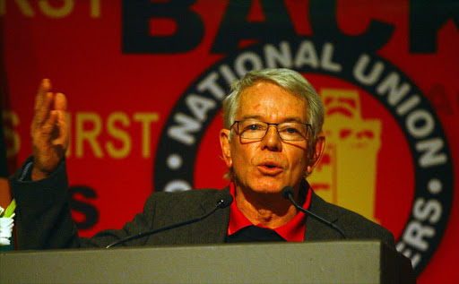 Jeremy Cronin address National Union of Mineworkers delegates during the 15th NUM National Congress at Birchwood Hotel in Boksburg. / Veli Nhlapo.Â© Sowetan.