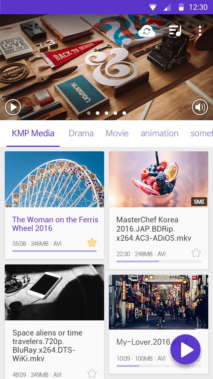 Android application KMPlayer - All Video Player screenshort