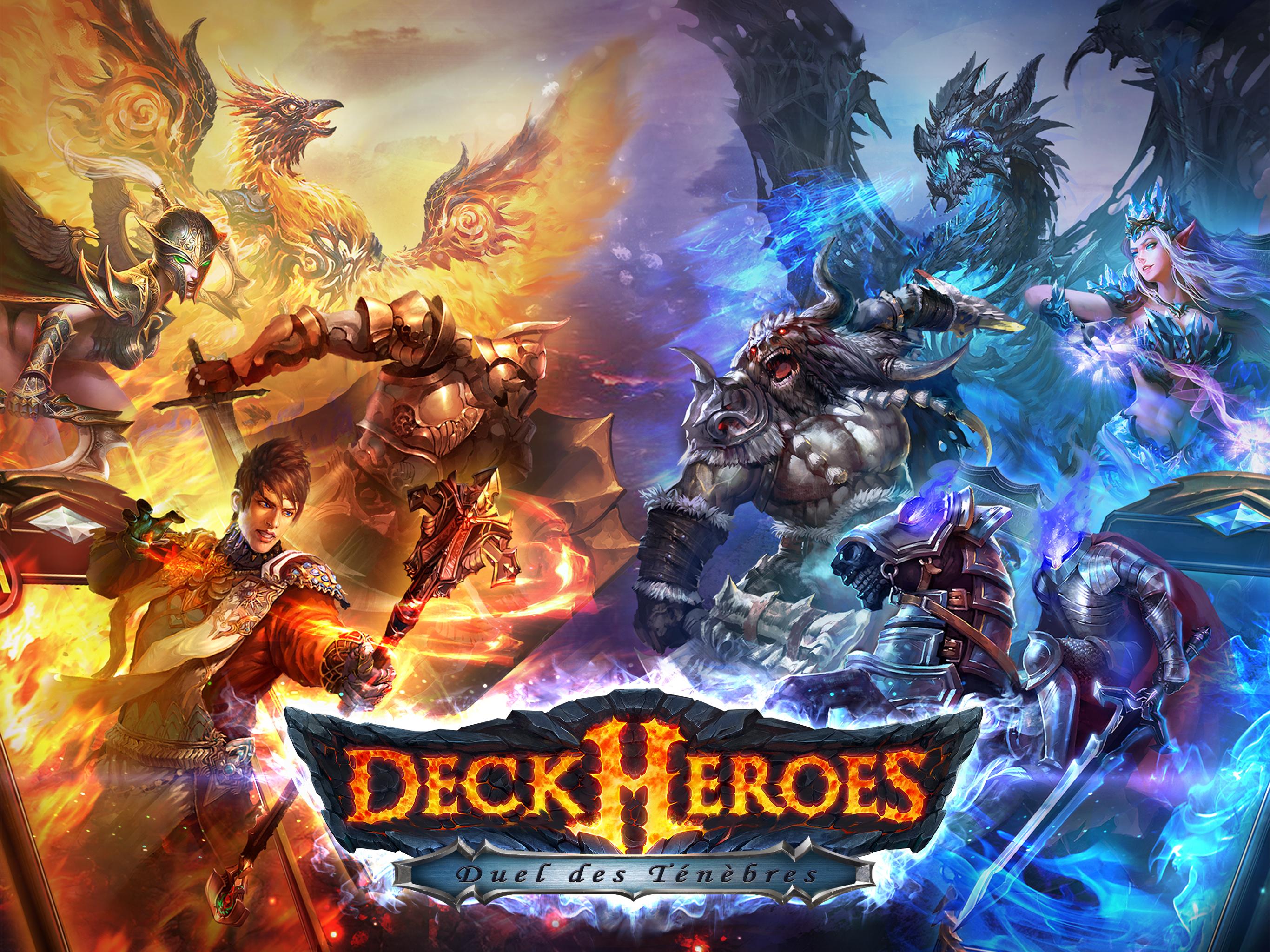 Android application Deck Heroes: Duel des Ténèbres screenshort