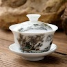 Chén trà có nắp Kiểu cổ Trung Quốc