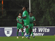 Tshegofatso Mabaso of Bloemfontein Celtic celebrates goal during the Absa Premiership match between Bidvest Wits and Bloemfontein Celtic on the 10 November 2018 at Bidvest Stadium.