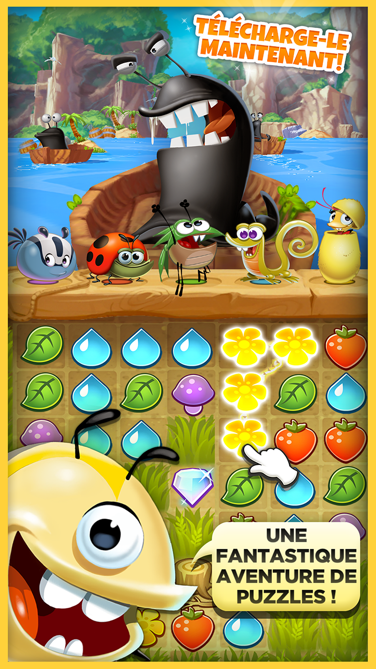 Android application Best Fiends - Match 3 Puzzles screenshort