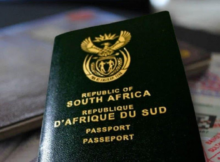The South African passport.
