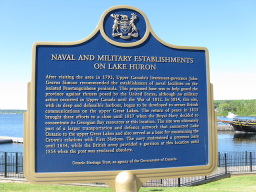 After visiting the area in 1793, Upper Canada's lieutenant-governor John Graves Simcoe recommended the establishment of naval facilities on the isolated Penetanguishene peninsula. This proposed...