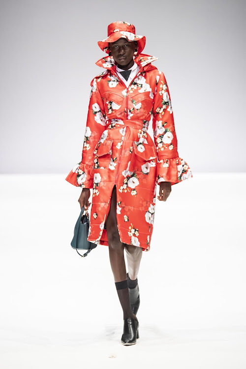 One of Thebe Magugu's striking designs.